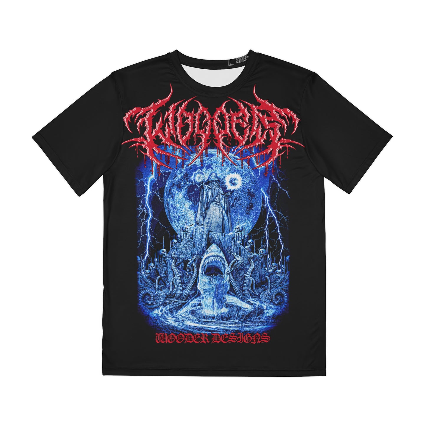 Metal Big Print Black